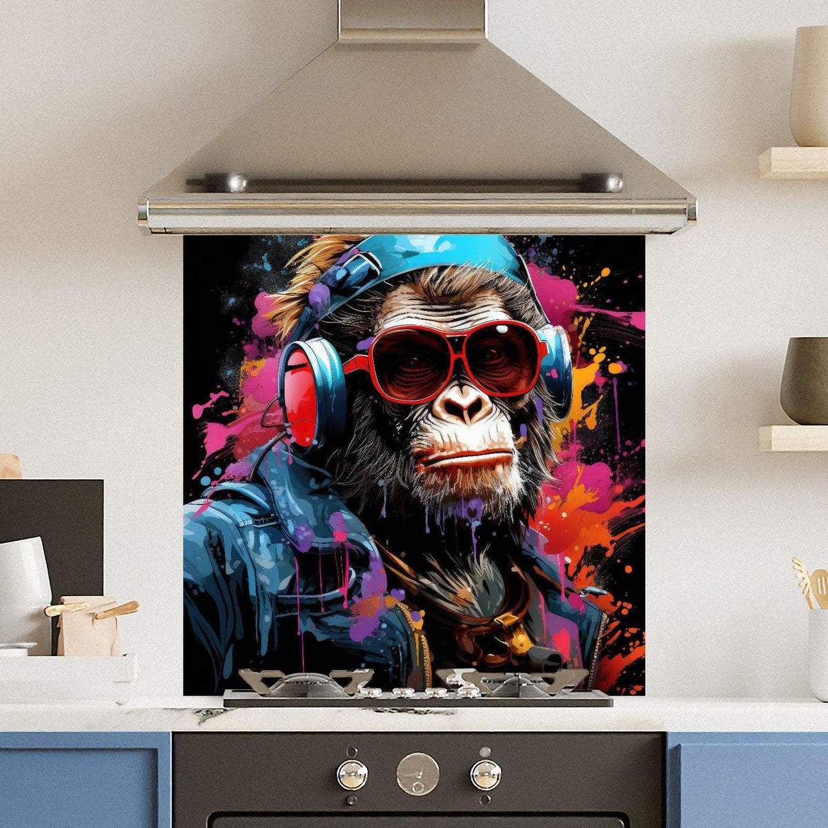 Monkey Splash — Toughened Glass Kitchen Splashback