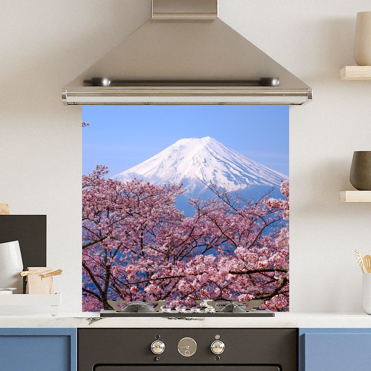 Cherry Blossom — Toughened Glass Kitchen Splashback