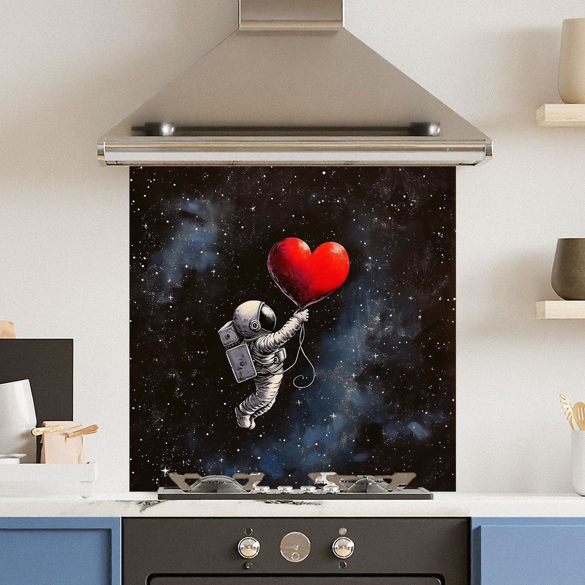 Love Space — Toughened Glass Kitchen Splashback