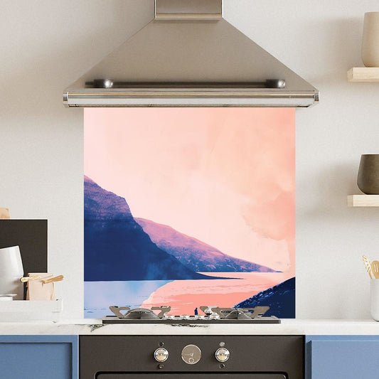 Premium Various Sizes Summer Evening 6mm Glass Toughened Kitchen Splashback