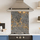 Grey Gold Marble — Toughened Glass Kitchen Splashback