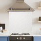 Paper Effect — Toughened Glass Kitchen Splashback