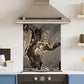 Premium Various Sizes Gold Marble 6mm Glass Toughened Kitchen Splashback