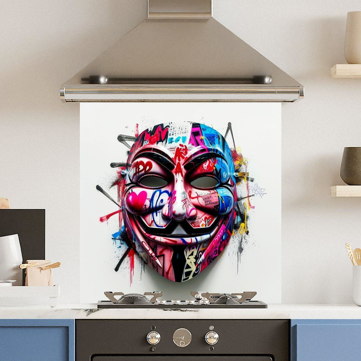 V For Colour — Toughened Glass Kitchen Splashback