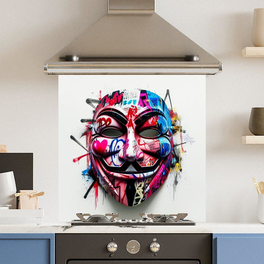 Premium Various Sizes V For Colour 6mm Glass Toughened Kitchen Splashback