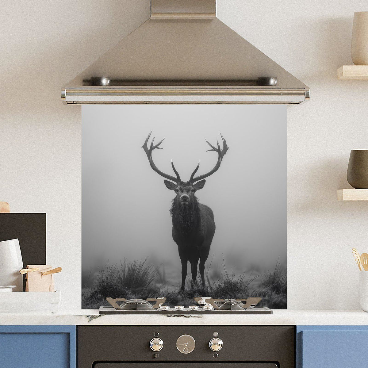 Dark Mist — Toughened Glass Kitchen Splashback