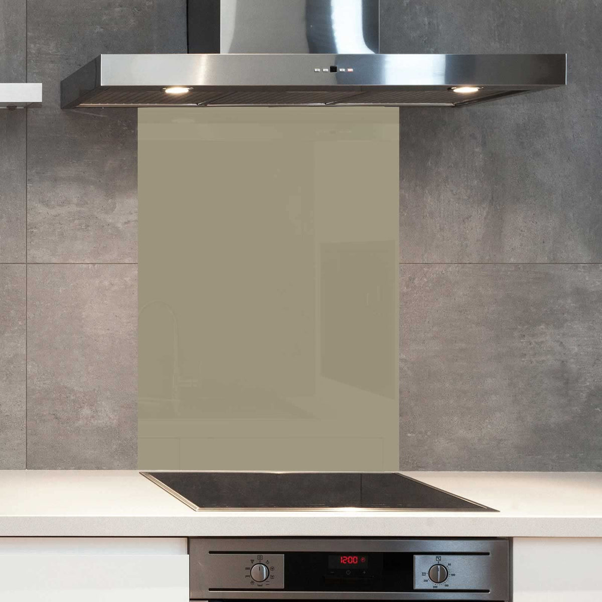 Old Time Olive — Toughened Glass Kitchen Splashback