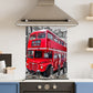 London Bus — Toughened Glass Kitchen Splashback