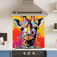 Premium Various Sizes Colour Giraffe 6mm Glass Toughened Kitchen Splashback