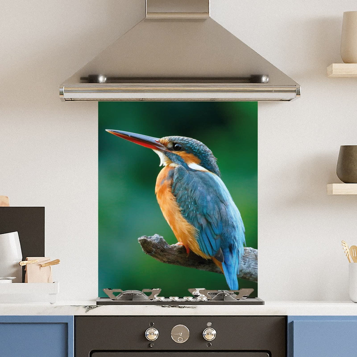 Kingfisher — Toughened Glass Kitchen Splashback