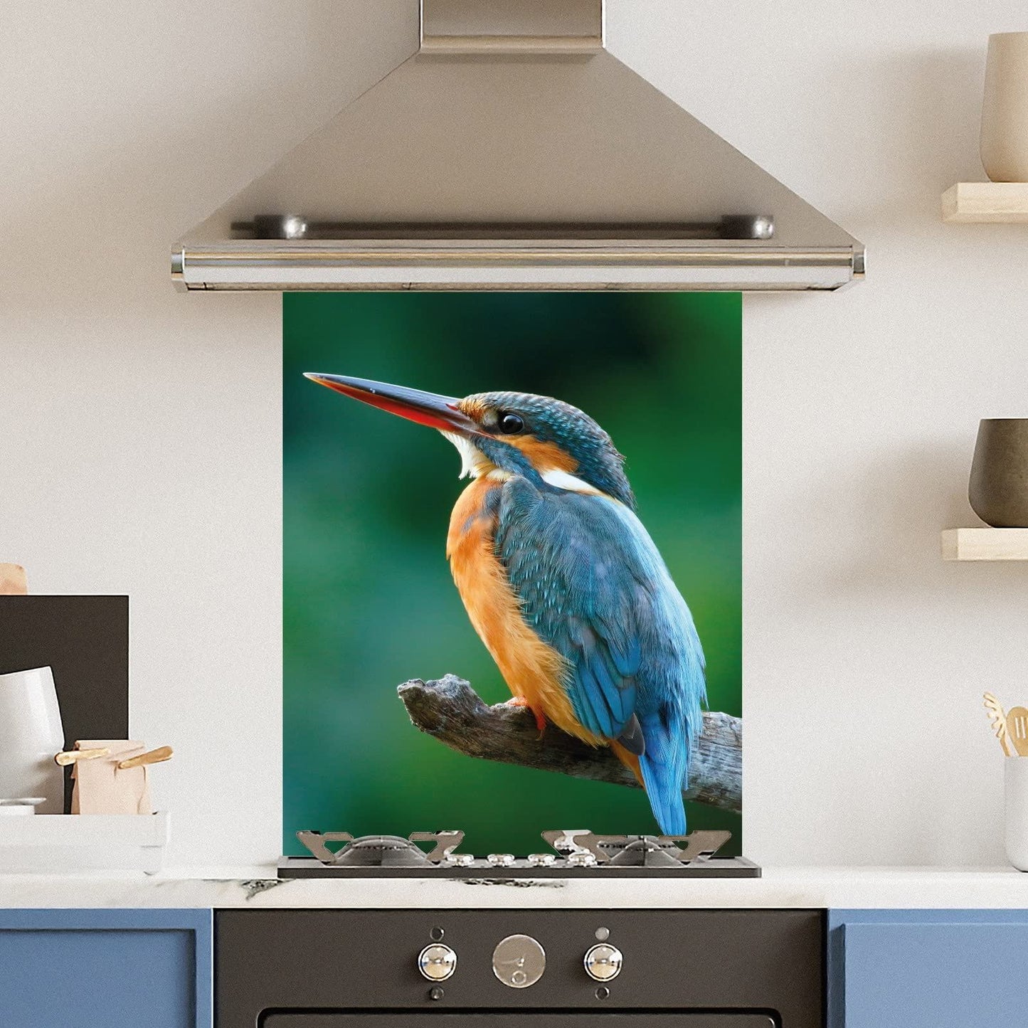 Kingfisher — Toughened Glass Kitchen Splashback