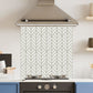 Leaf Arrows — Toughened Glass Kitchen Splashback