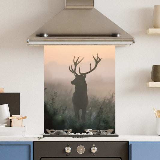 Misty Stag — Toughened Glass Kitchen Splashback