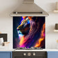 Rainbow Lion — Toughened Glass Kitchen Splashback
