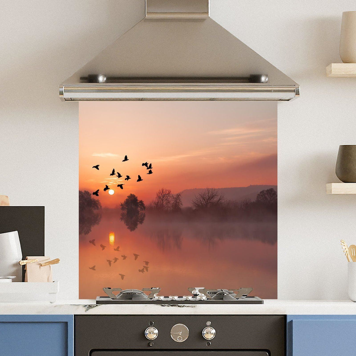 Misty Morning — Toughened Glass Kitchen Splashback