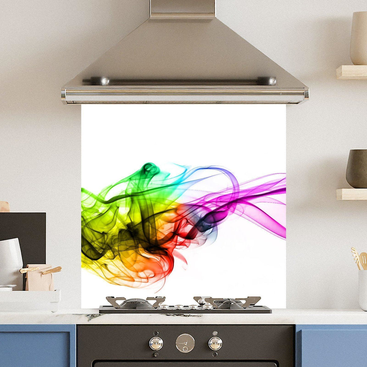 Colour Mix — Toughened Glass Kitchen Splashback