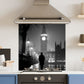 Monochrome Big Ben — Toughened Glass Kitchen Splashback