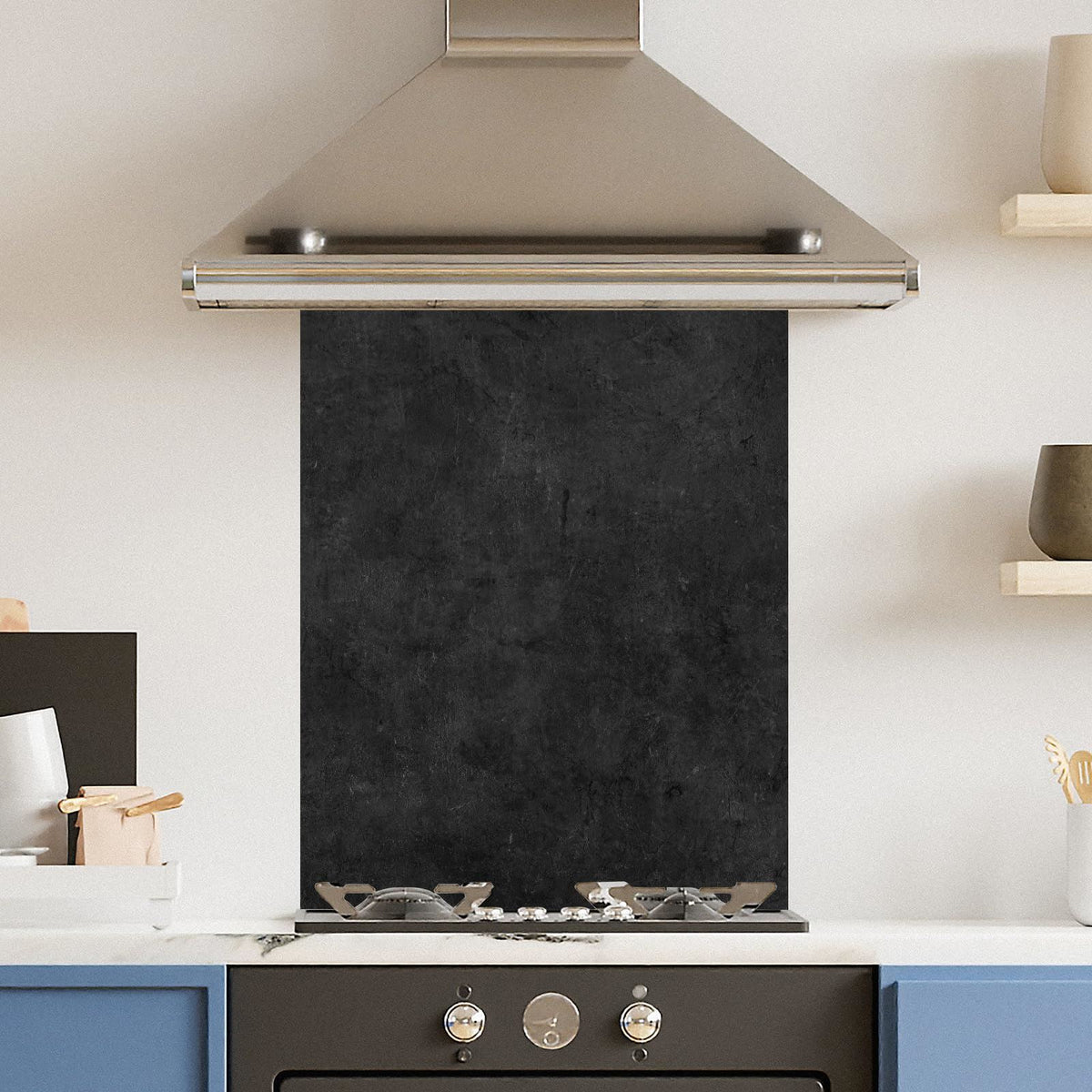 Black Marble — Toughened Kitchen Splashback
