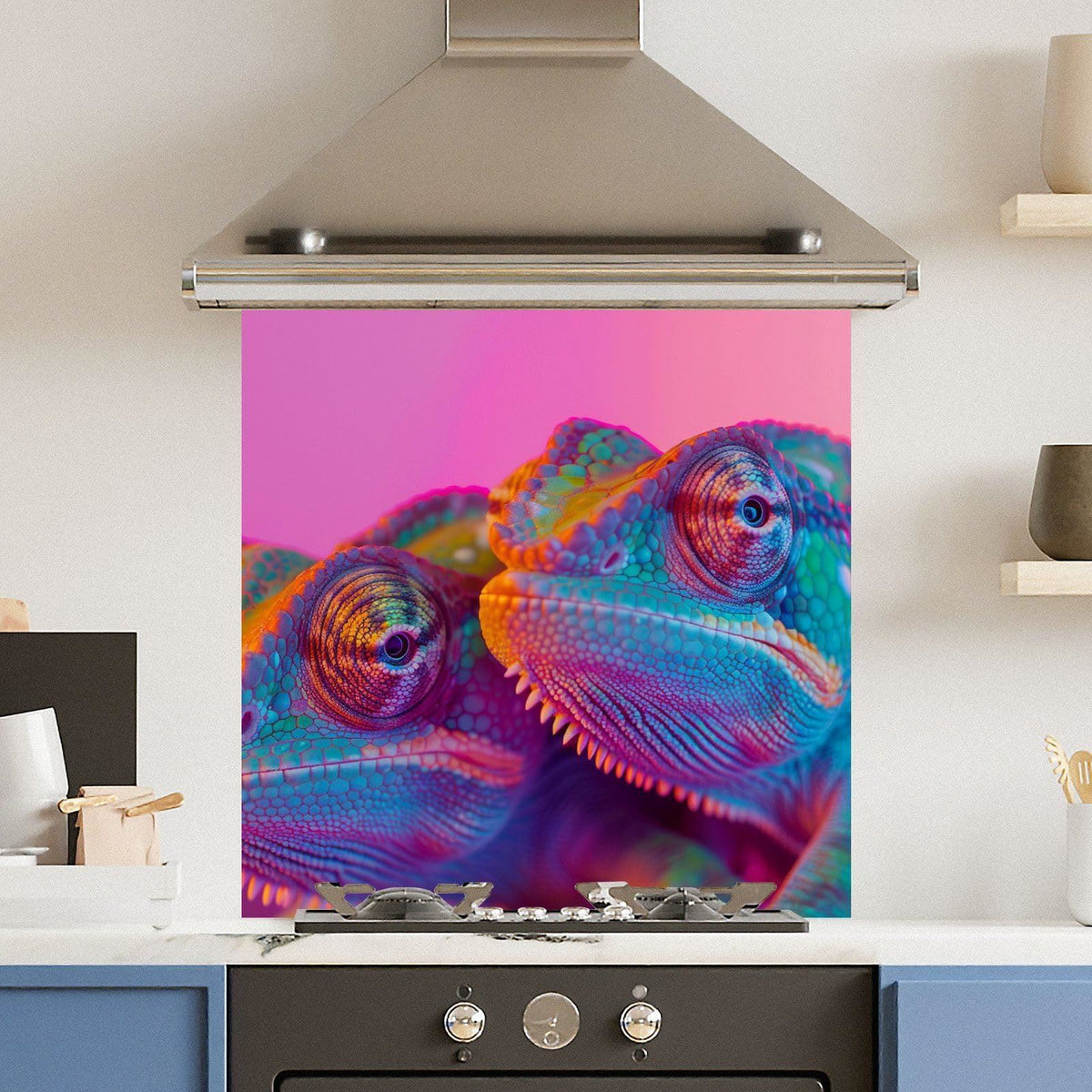 Chameleon — Toughened Glass Kitchen Splashback