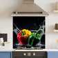 Pepper Splash — Toughened Glass Kitchen Splashback